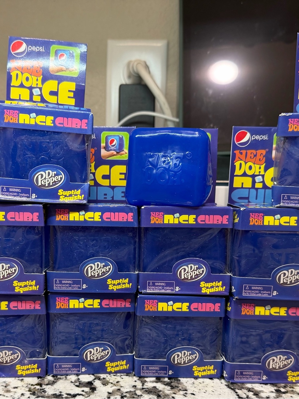 Dr P Blue Nice Cube - Squishy